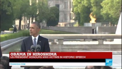 Obama in Hiroshima: US president honours WWII victims in historic search