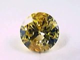Yellow Round Shape Diamonds, Loose Round Diamond, Round Brilliant Cut Diamond