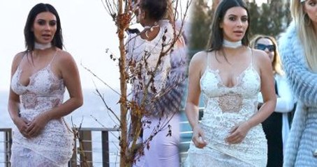 Kim Kardashian, "Elbise mi Gecelik mi?" Dedirtti