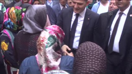 Bakan Soylu'dan Şehit Ailesine Taziye Ziyareti