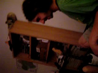 sittin eating drinking!