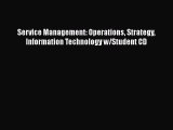 READbookService Management: Operations Strategy Information Technology w/Student CDBOOKONLINE