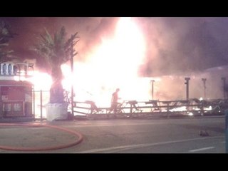 Padova - Incendio distrugge il ristorante brasiliano "La Mulata" (27.05.16)