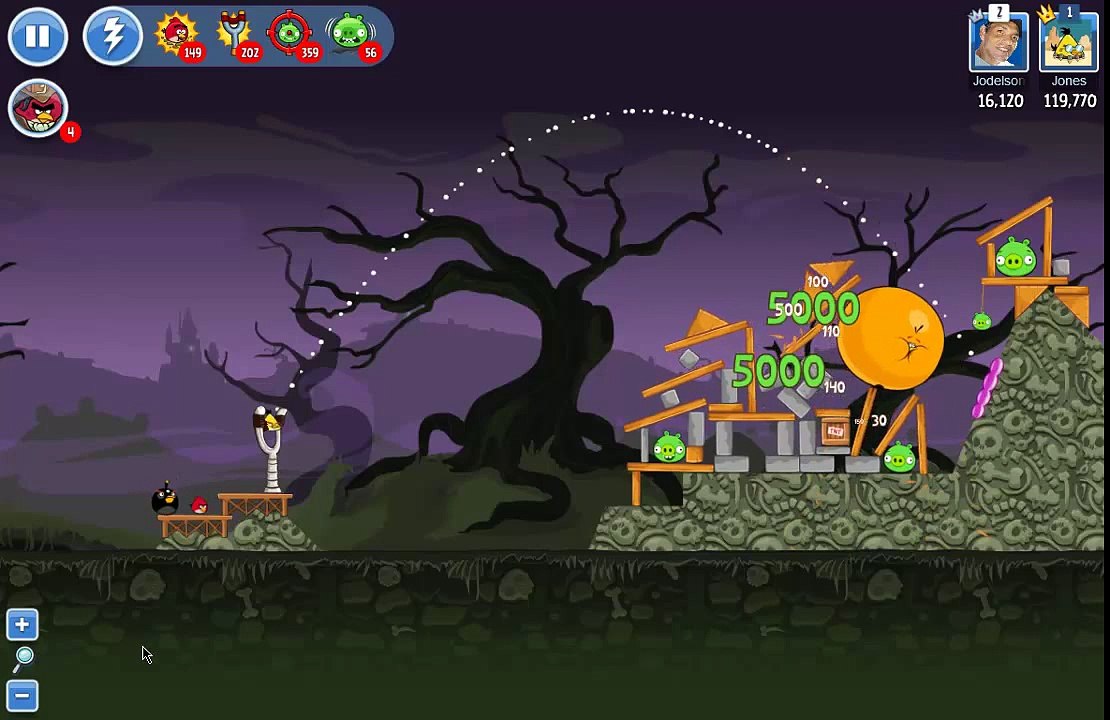 Angry Birds Tournament Level 3 Week 24 (Strategy 1.1) Halloween