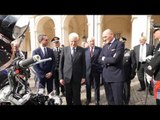 Roma - Presentazione a Mattarella delle nuove Moto Guzzi Reggimento Corazzieri (26.05.16)