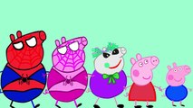 Peppa Pig Halloween George Crying kidneping SpiderMan vs Witch Finger Family Nursery Rhymes