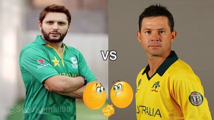 Afridi vs Ponting, but WTF wicketkeeping HAHAHA!!! LMAO!!!