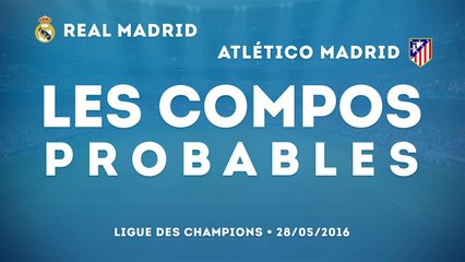 Les compos probables de la finale de Ligue des Champions (Real Madrid-Atlético)