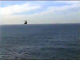 Navy CH-46 Helicopter Misses Landing Deck at Sea, Crashes