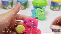 Play Doh Peppa Pig Maker! Peppa Pig Español with Peppa Family Toys Ice Cream Playdough Playset 2016