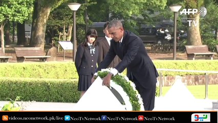 Obama calls for end of nuclear weapons In Hiroshima.