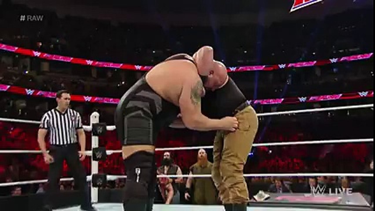 Big Show vs. Braun Strowman- Raw, February 15, 2016