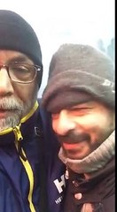 ايمن رضا مع المحلل السياسي سامر