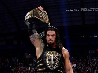 Money In The Bank 2016 - Roman Reigns vs AJ Styles WWE Champiomship Match Highlights