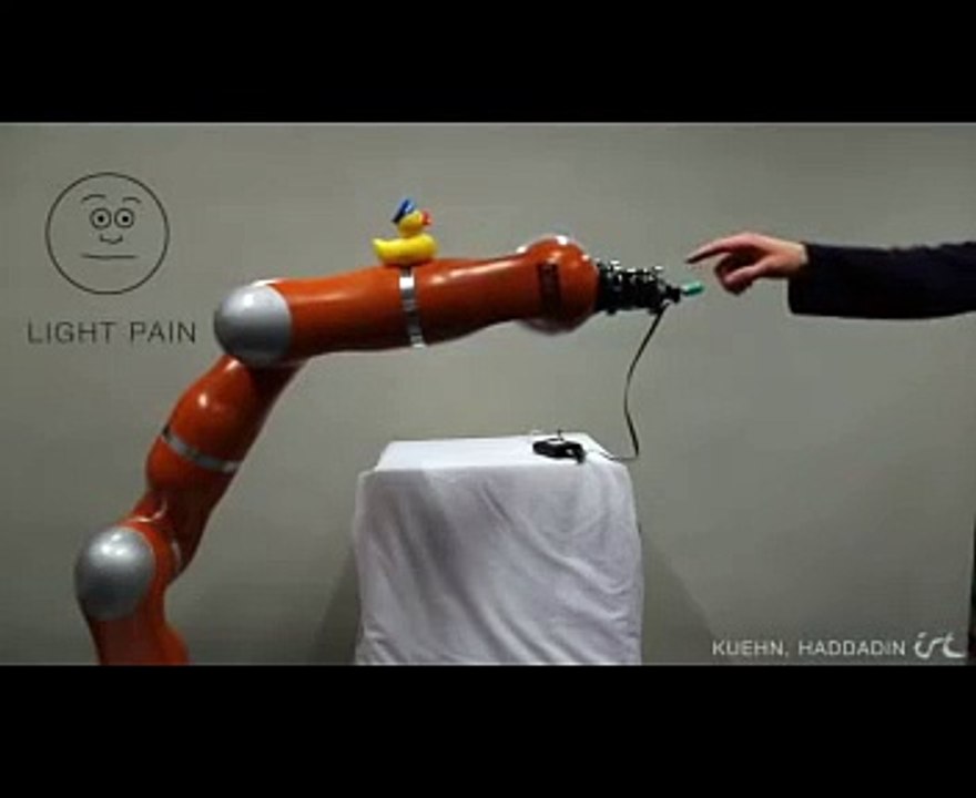 Un sistema nervioso artificial permite que los robots sientan dolor