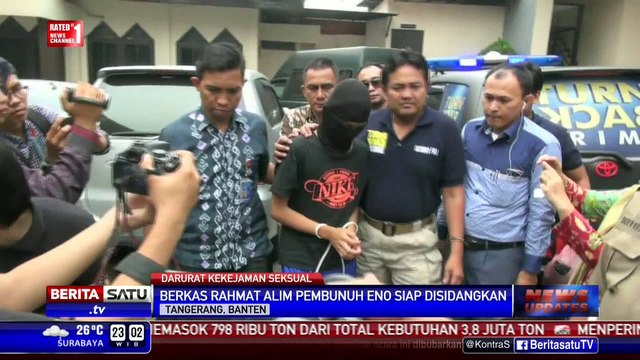 Berkas Pembunuh Eno Dilimpahkan ke Kejari Tangerang