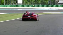 1400 HP Koenigsegg Agera R Racing on Track