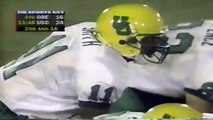 Oregon WR Donald Haynes 16 yard catch for a first down vs. USC 10-25-97