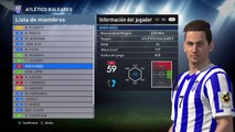 ATLÉTICO BALEARES - PES 2016 - Players y Stats