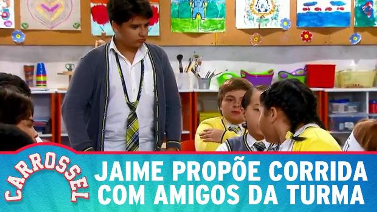 Jaime propõe corrida com amigos da turma
