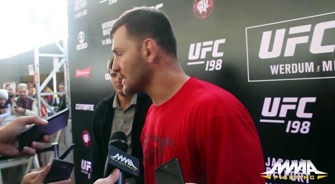 UFC 198: Stipe Miocic Thinks Fabricio Werdum Masks Are Funny