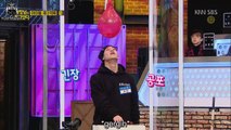 [TÜRKÇE ALTYAZI] 160206 BTS Jin vs MONSTA X Jooheon Water Balloon match The Boss is Watching