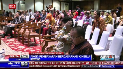 Jawaban Ahok Pembayaran Tunjangan RT/RW Terlambat