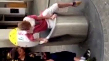 Un enfant se cache dans une poubelle à Zurich