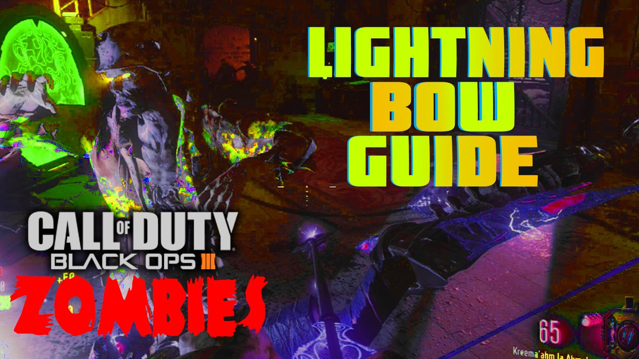 Black Ops 3 ZOMBIES "DER EISENDRACHE" LIGHTNING BOW UPGRADE GUIDE