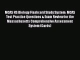 READ book MCAS HS Biology Flashcard Study System: MCAS Test Practice Questions & Exam Review