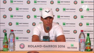 Roland Garros 2016 - Rafael Nadal retirement