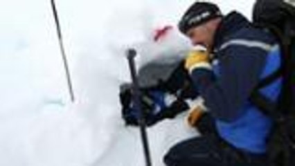 En exercice avalanche avec le PGHM d'Oloron