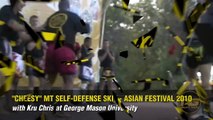 Kru Cris at George Mason University – “Cheesy” MT Self-Defense Skit at Asian Festival 2010