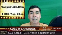 Chicago Cubs vs. St Louis Cardinals Pick Prediction MLB Baseball Odds Preview 5-24-2016