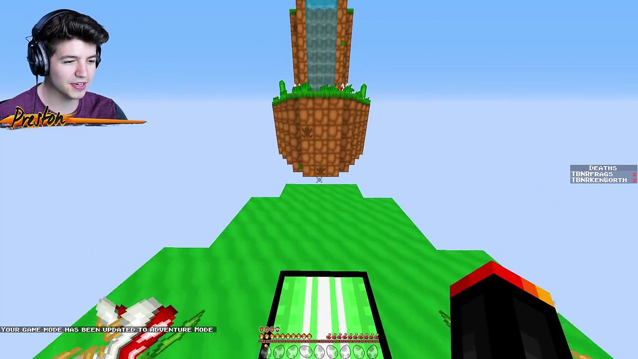SKY KOOPA - Minecraft 1.9 SUPER MARIO OBSTACLE COURSE