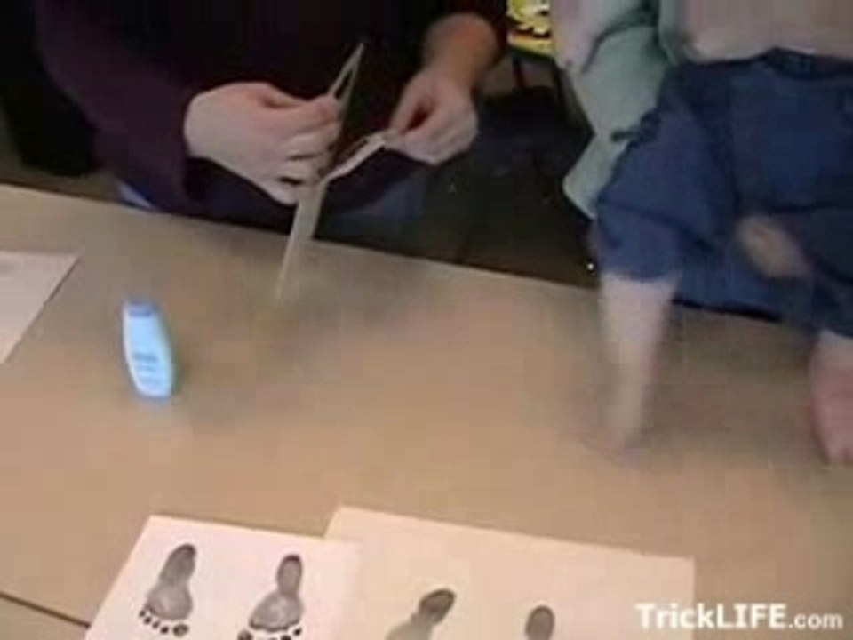 Save your babys footprints