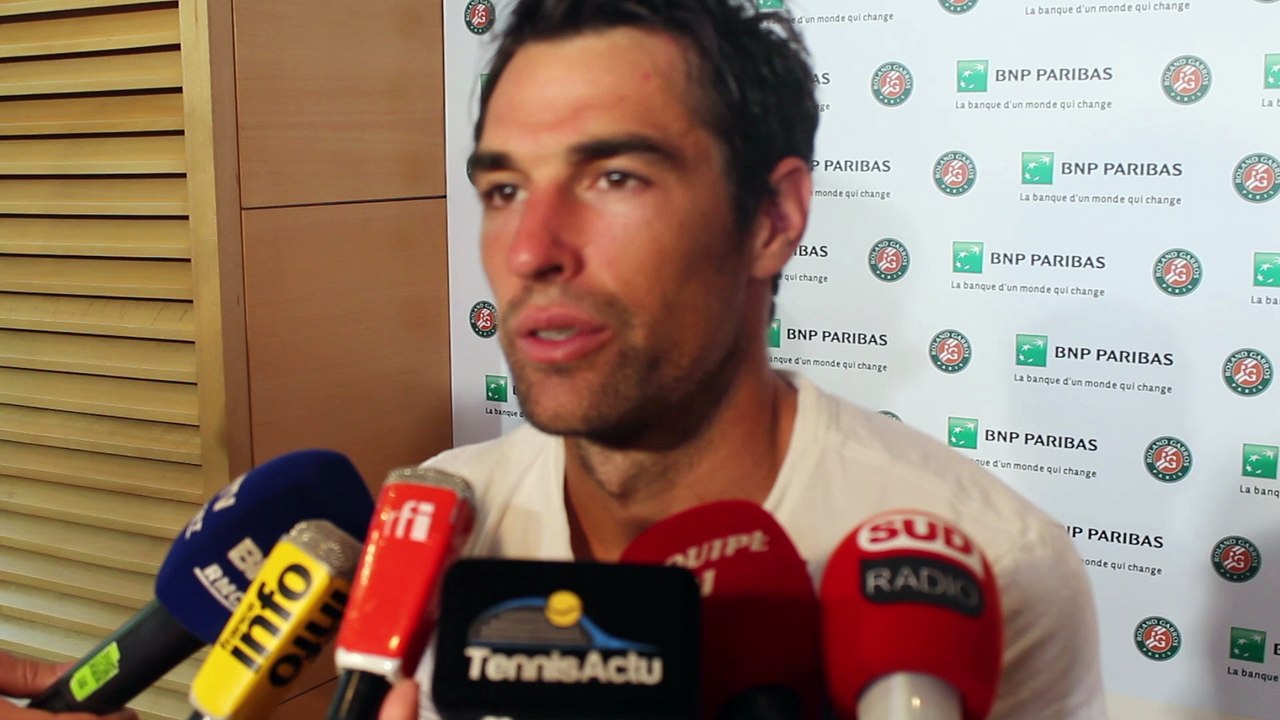 Roland-Garros 2016 - Jérémy Chardy : "Wawrinka était trop fort"