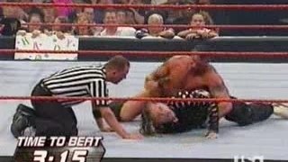 Beat the Clock Randy Orton vs Jeff Hardy Raw 02.07.07