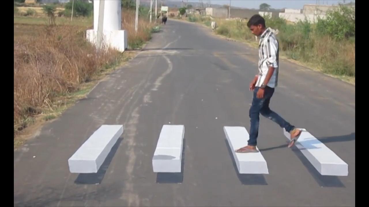3D Zebra Crossing