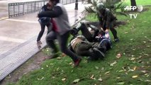 Oves 100 students arrested in Chile during clashes with police