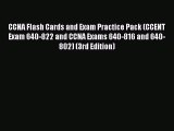 READ book CCNA Flash Cards and Exam Practice Pack (CCENT Exam 640-822 and CCNA Exams 640-816
