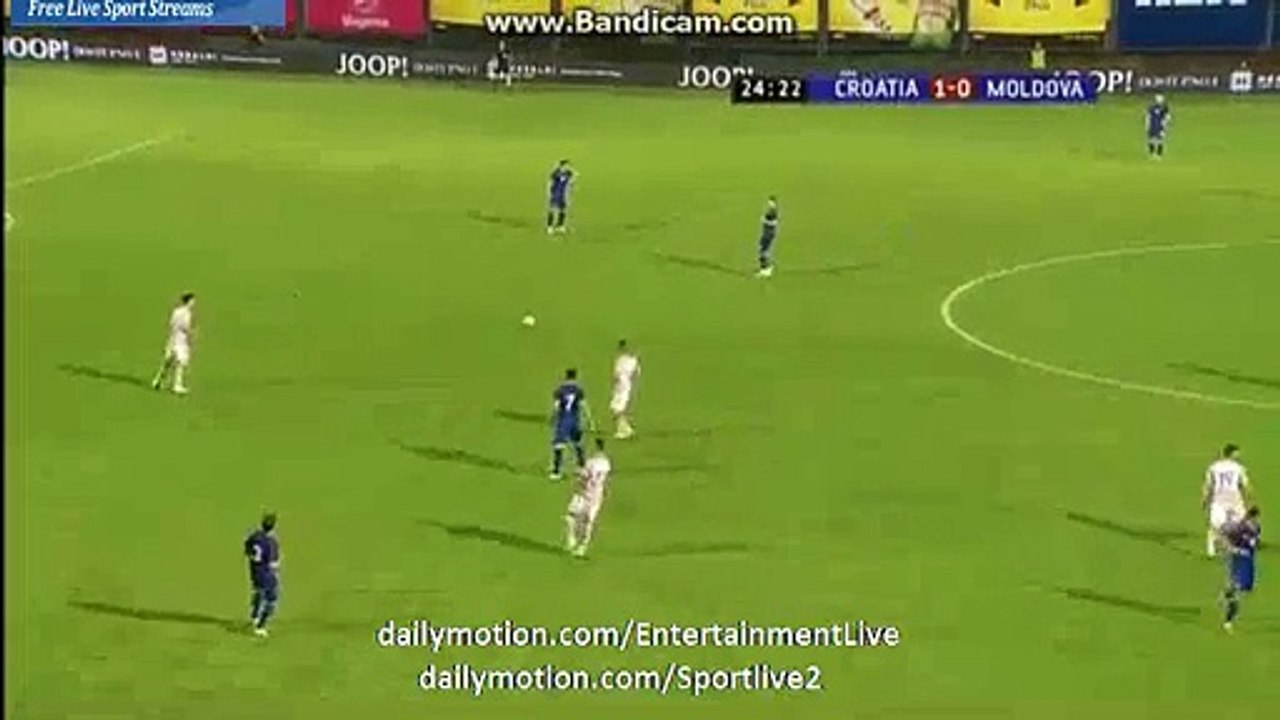 Ivan Perisic Miss OPEN GOAL HD - Croatia 1-0 Moldova Friendly 27-05-2016