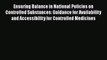 Read Ensuring Balance in National Policies on Controlled Substances: Guidance for Availability