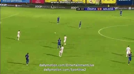 1st Half Goals Croatia 1-0 Moldova Friendly Match