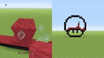 Minecraft ps4 | Pixel art time lapse champignon de mario