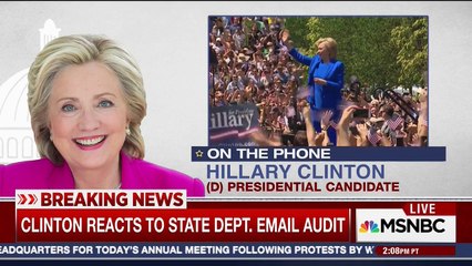 Chuck Todd Hillary Clinton OIG report 5/26/2016