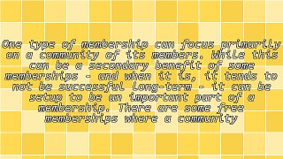 The Community Membership Model
