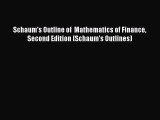 FREE DOWNLOAD Schaum's Outline of  Mathematics of Finance Second Edition (Schaum's Outlines)