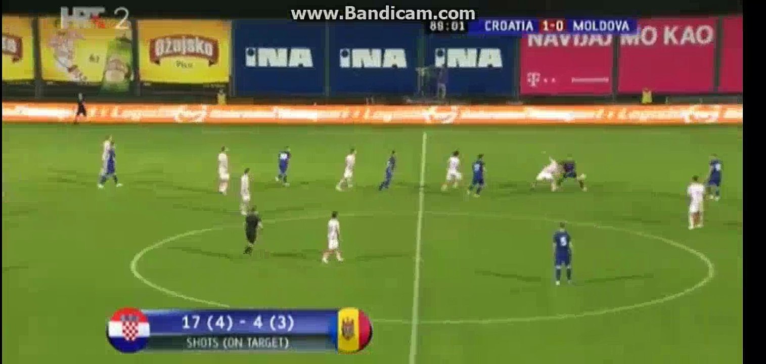 Nikola Kalinic GOAAAL - Croatia 2-0 Moldova 27-05-2016