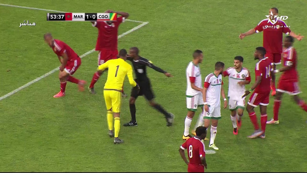 Morocco 2 - 0 Congo المغرب حكيم زيياش2 : 0	الكونجو